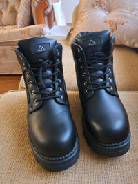 Men's Lace Up Winter Leather Boots