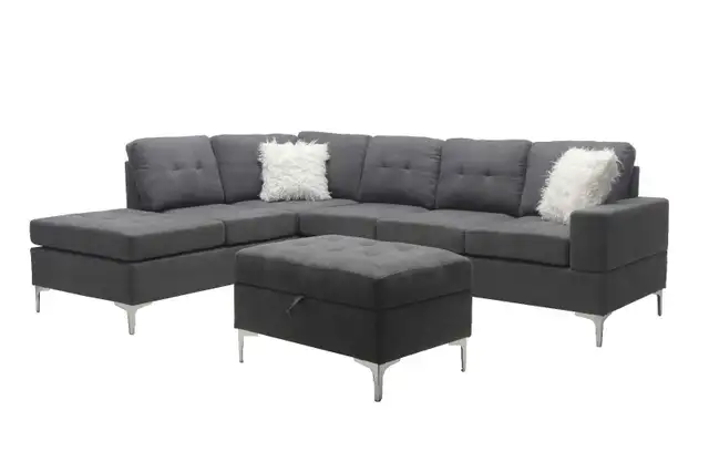 Brand New sectional couch with ottoman for sale near me  in Couches & Futons in Kitchener / Waterloo - Image 2
