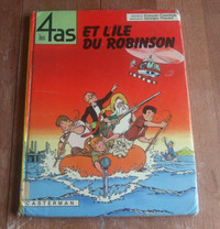 BD: Les 4 AS et L'île du Robinson - Casterman - 1970