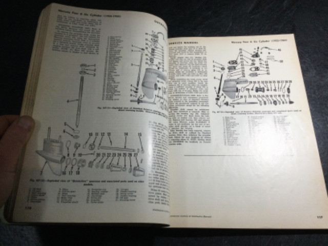 1956-70 Outboard Manual Elgin OMC Evinrude Johnson Mercury Sears in Non-fiction in Parksville / Qualicum Beach - Image 4