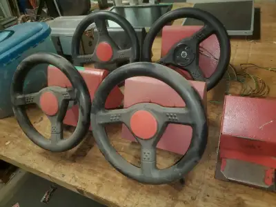 Arcade Happ volant, steering wheel, gas pedal lot, View more
