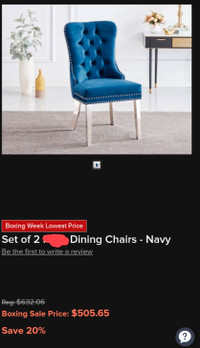 Velvet Dining Accent Chairs