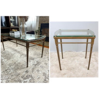 Bombay Castleton Coffee Table & Directoire Side Table Gold 