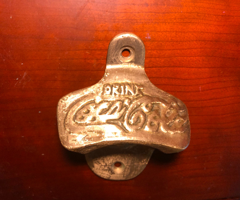 Brass Coca Cola bottle opener. for sale  