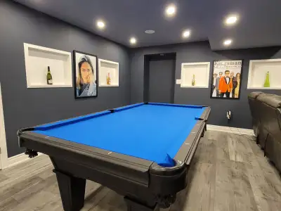 Brand New in stock We deliver and install! 1” slate! No MDF! High quality and luxury billiard tables...