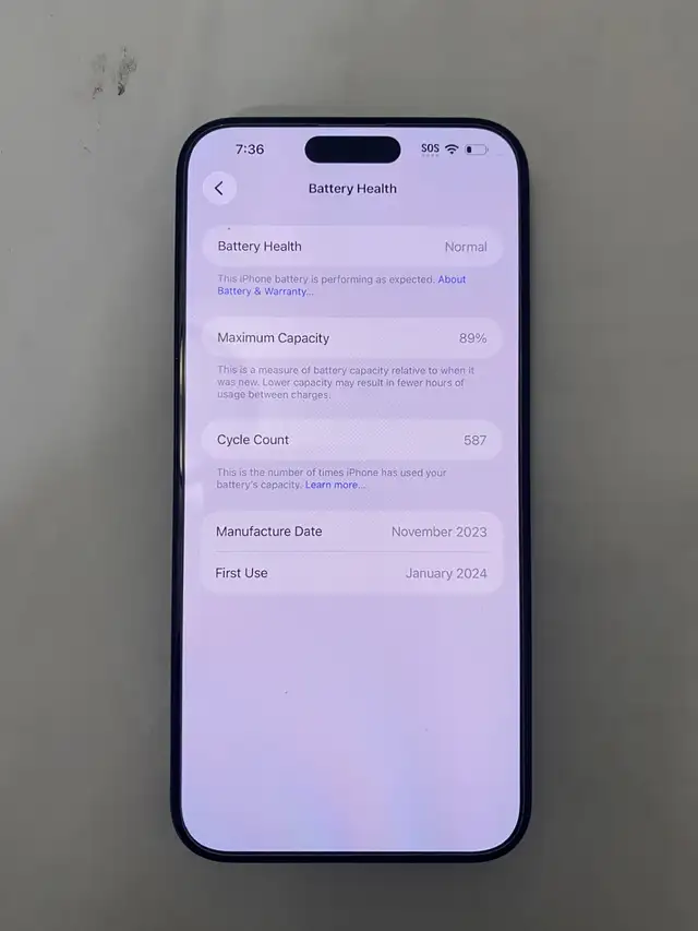 Apple iPhone 15 Pro Max, 256GB, Blue Titanium - Unlocked in Cell Phones in Mississauga / Peel Region - Image 3