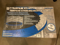 12-ft Outdoor Trampoline with Safety Net