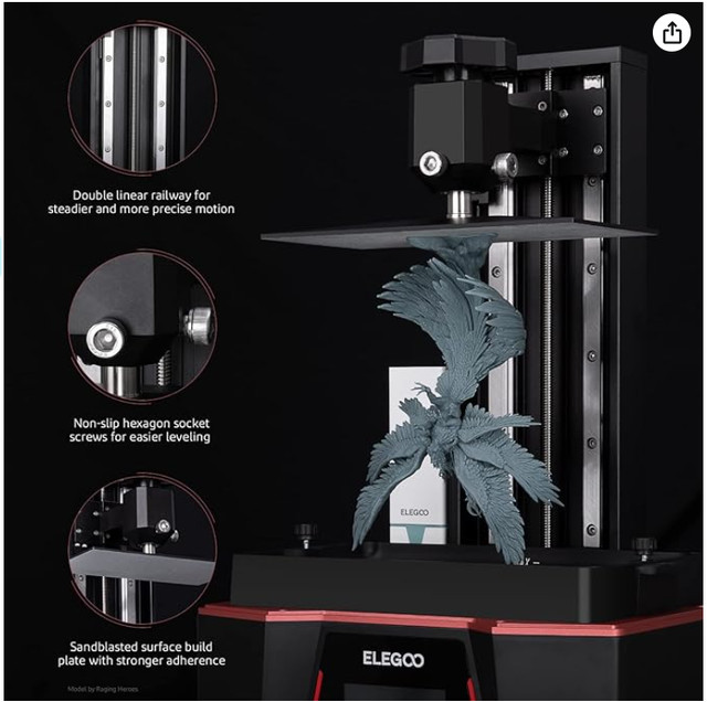 ELEGOO SATURN 2 MSLA 3D PRINTER in Printers, Scanners & Fax in Markham / York Region - Image 3