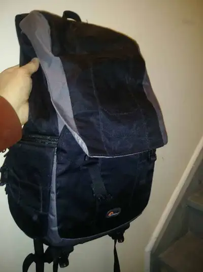 Lowepro Camera Backpack Also more models available ...and makes!! Padded camera compartment with ful...