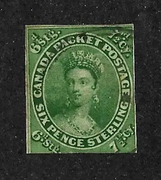 TIMBRE CANADA No. 9 Très Bel Usagé, View more