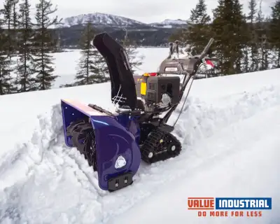Gas-Operated Snow Thrower 34 Inches, View more