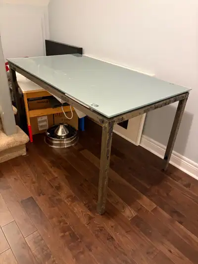 Metal Frame Table and Chair Set, View more