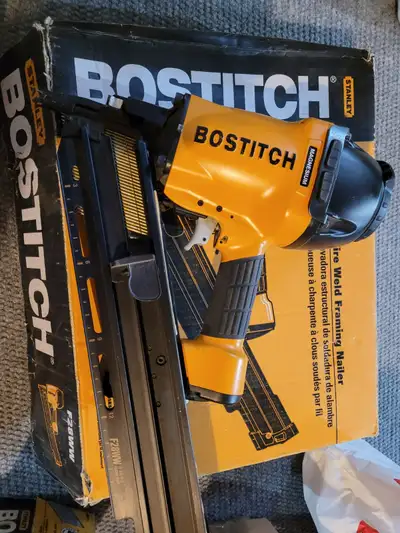 Bostich Framing Nailer in excellent Condition for Sale. Used only for Framing of one Basement. Still...