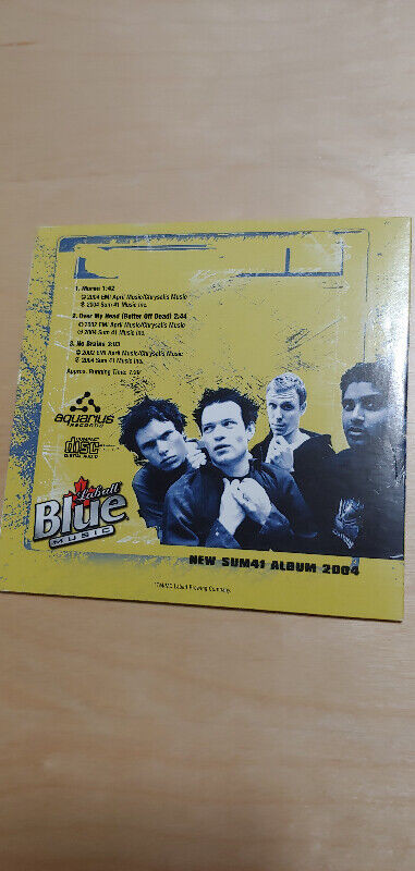 Sum 41 CD Sampler Labatt Blue 3 Track Aquarius Records Rare OOP in CDs, DVDs & Blu-ray in Markham / York Region - Image 2