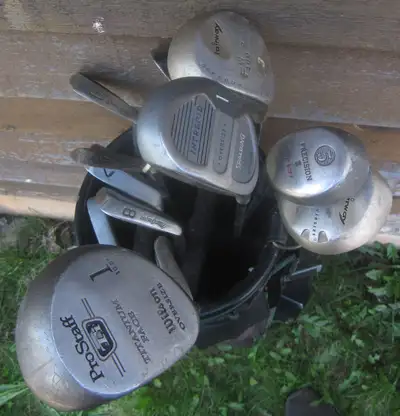 $150 Left handed golf set 14 clubs Wilson ProStaff driver lefty, View more