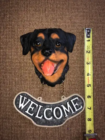 Rottweiler Welcome Dog Sign / Plaque/firm price , View more