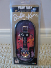 Star Trek Barbie & Ken 30th anniversary timepiece *NEW IN BOX*