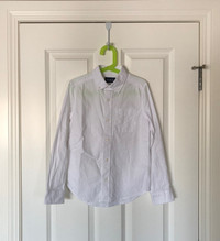 Boys Size 7/8 Boys Button Down White Shirt, Children’s Place