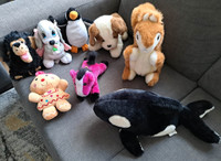 Stuffed & Plush Toys/Animals (For the lot - See individ. prices)