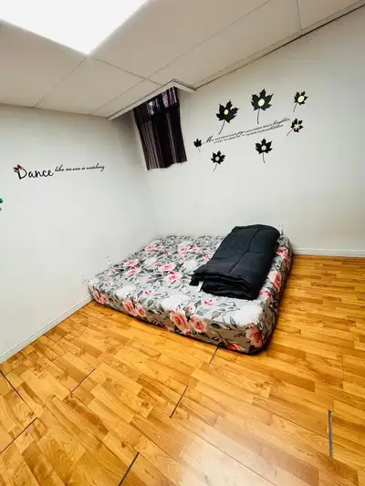 One room available for rent in 3 bedroom basement for girls. For private room rent is 625 and for tw...