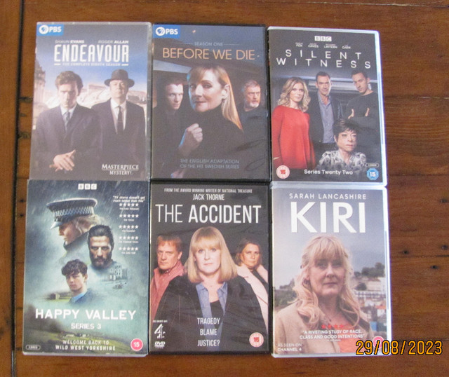DVD’s BRITISH CRIME SERIES - 7 DVD’s in CDs, DVDs & Blu-ray in Belleville