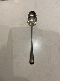 Birks Saxon sterling silver round bowl spoon
