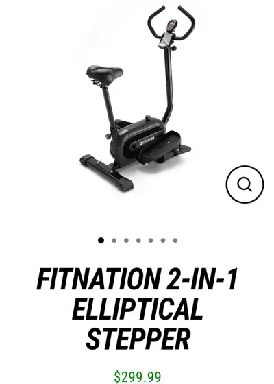 FitNation 2-In-1 Elliptical Exercise Stepper, View more