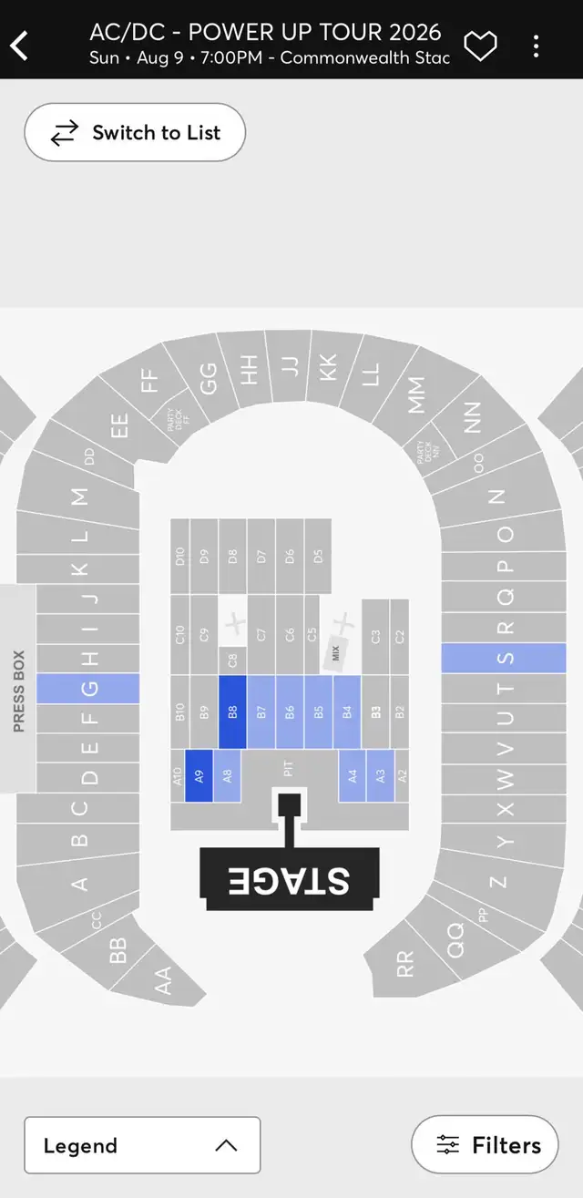 AC/DC tickets x4525306952271810562