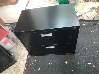 Black Laterial Filing Cabinet, View more
