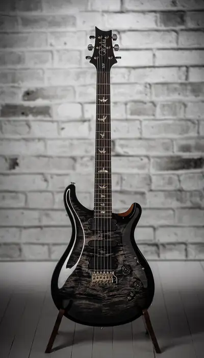 PRS 509 Charcoal Burst, View more