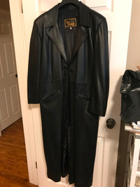 Long Leather Coat