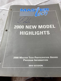 2000 CHRYSLER MASTER TECH NEW MODEL HIGHLIGHTS #W1396