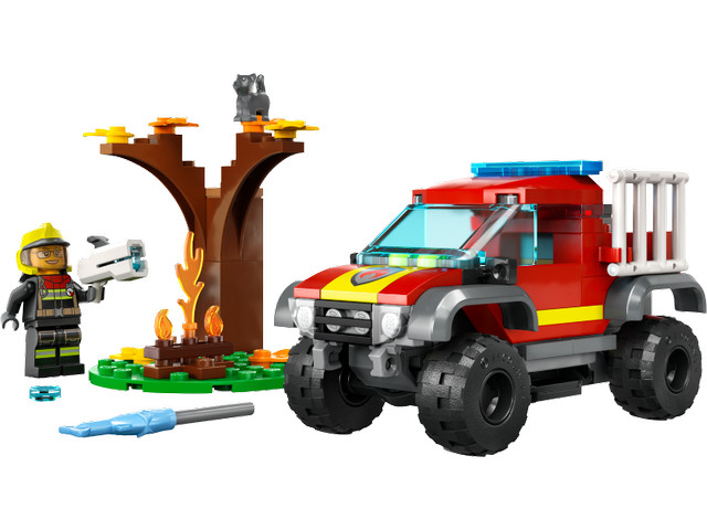 Lego City 60393 – 4x4 Fire Truck Rescue dans Jouets et jeux  à Ville de Montréal - Image 4
