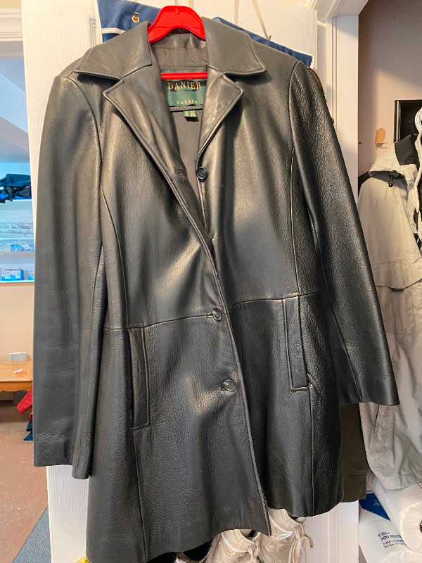Ladies Leather Coat in Women's - Tops & Outerwear in St. John's