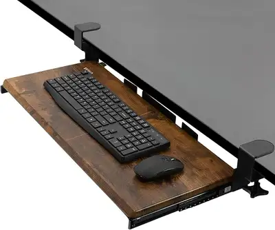 Keyboard and Mouse Under Desk Slider Tray - MOUNT-KB05N, View more