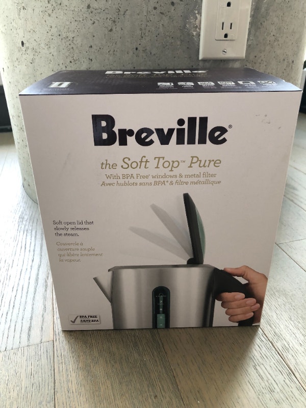 Breville Soft Top Pure Kettle (brand new unopened) Other City of
