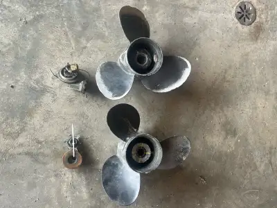 Selling 2 used props from an alpha one gen 1 drive. Ones in great shape one has a few dings both hav...