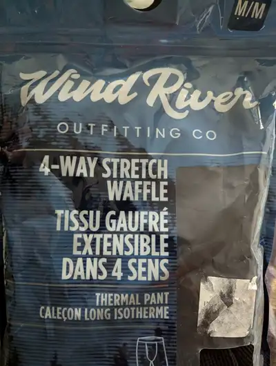 WindRiver 4-way stretch waffle thermal pants - M, View more