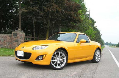 NC MX-5 PRHT in Competition Yellow