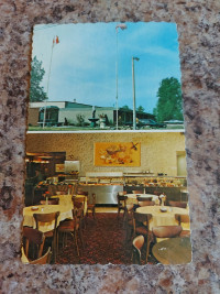 VINTAGE FOUNTAIN MOTEL AND RESTAURANT POST CARD $5.00