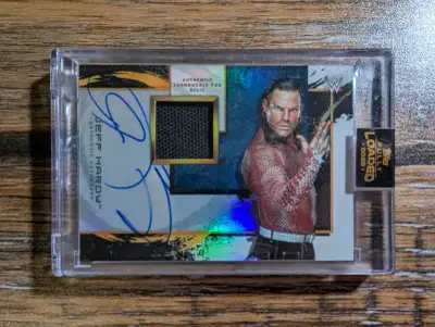 Jeff Hardy WWE Topps Fully Loaded Turnbuckle Relic Auto /99 RARE Check out my other listings! Cash o...