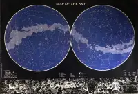 Map of the Sky, Educational Reference Poster 