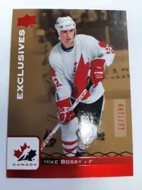 Mike Bossy #/199 2017 Upper Deck Team Canada Juniors Exclusives