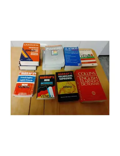 Dictionnaires anglais, allemand, italien, français, View more