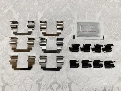 Lot of assorted hardware | brake pads disc brakes clips Excellent condition Pet free and smoke free...
