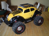 R/C Transformers VW Bumblebee for Parts- No Remote