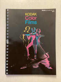 Kodak colour films E-77 data book 1971 like new. $5 shipping. 