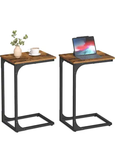VASAGLE C-Shaped End Table Set of 2, Small, View more