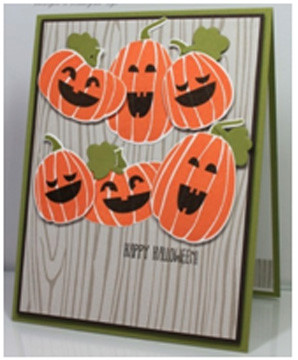 Stampin UP! wooden stamp set Jack-O-Lantern Fun in Hobbies & Crafts in Owen Sound - Image 3