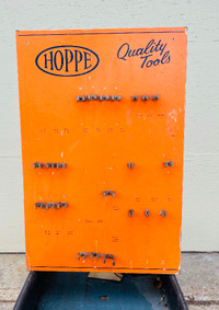 HOPPE Quality tools display for wall! Orange Man Cave!